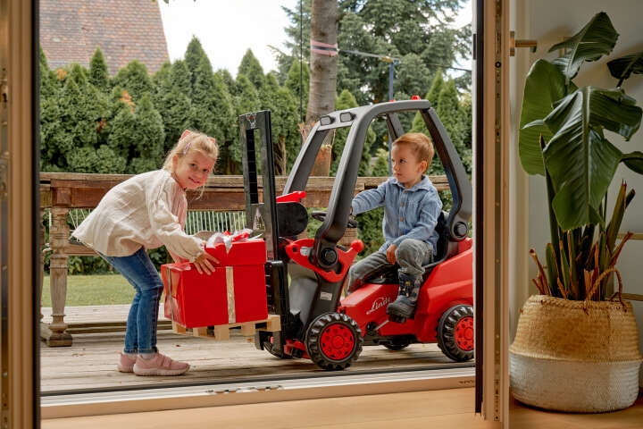 BIG Kinder-Gabelstapler Linde 394